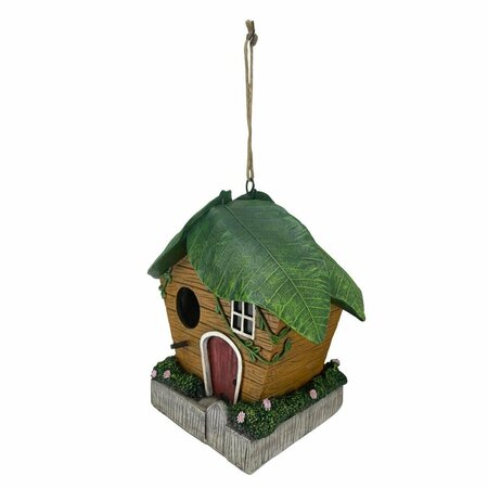 PARTYANIMAL Resin Outdoor Hanging Bird House, Leaves PA3183147